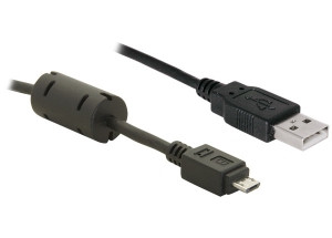 Kabel USB 2.0 A (St) => Micro B (St) 3,0m schwarz *DeLock*