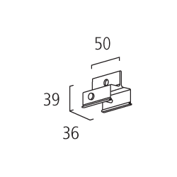 Synergy 21 by EUTRAC HALTECLIP FÜR ABHÄNGUNG