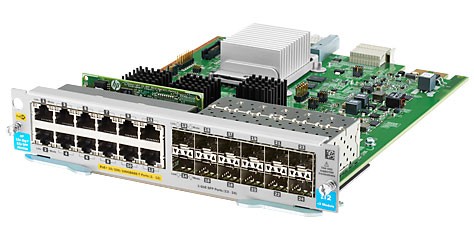 HP Switch Modul, ZL-Serie,10-1000Mbit 12xTP POE+, 12xSFP-Slot, v3 zl2,