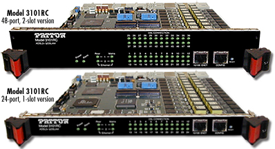 Patton 3101 ForeFront 48 PORT ADSL2+ Annex B, 2 GIGE Copper, Front & Rear Card PAIR