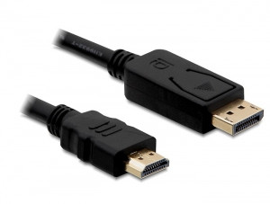 Kabel Video DisplayPort => HDMI ST/ST 1,0m *DeLock*