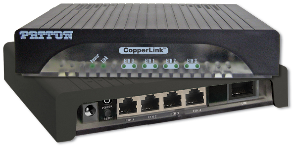 Patton High Speed CopperLink 1211 Ethernet Extender; 1 x 10/100BaseTX; Terminal Block Line