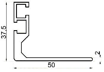 Knürr Schrank kzub/Smaract, L-Schiene, T 800, L=656mm, Paarw