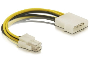 DeLock Kabel P4 Stecker > Molex 4pin Stecker