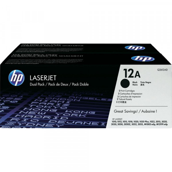 HP Toner 12A *schwarz* Doppelpack