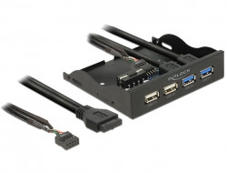 DeLock Front Panel USB 3.0 2-Port & USB 2.0 2-Port