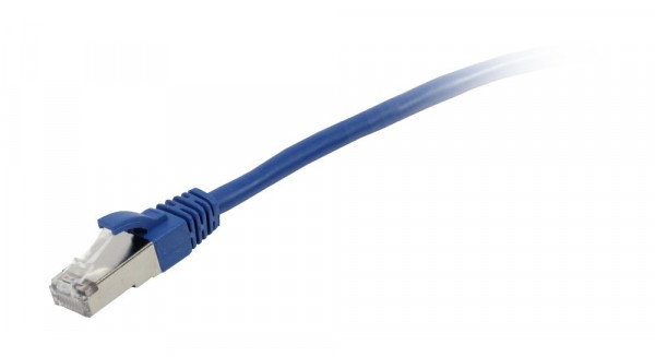 Patchkabel RJ45 FTP(F/UTP) 1.0m blau, CAT5e, Synergy 21,