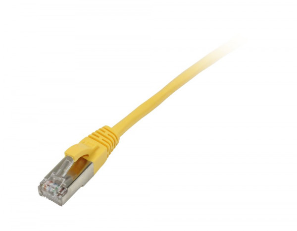 Patchkabel RJ45 FTP(F/UTP) 2m gelb, CAT5e, Synergy 21,