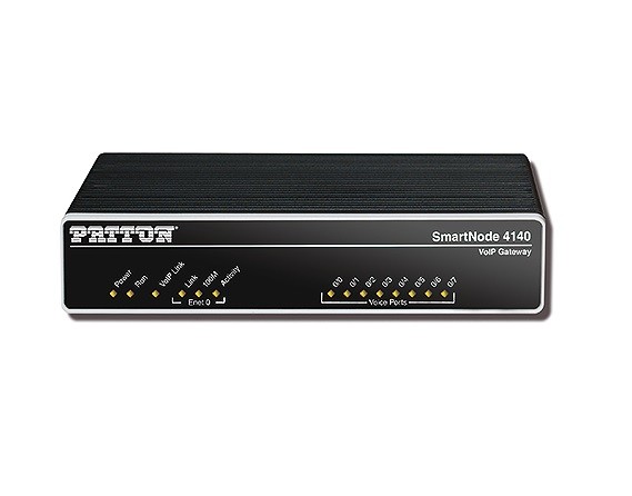 Patton SmartNode 4141 VoIP-Gateway, 4 FXS, 4 VoIP-Calls