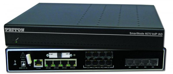 Patton SmartNode 4671, EFM IAD, 4 BRI, HPC (4-Wire)