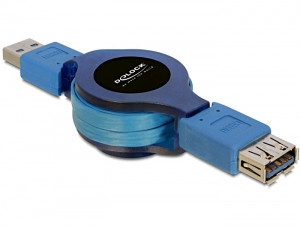 DeLock Kabel USB 3.0 Verlängerung mit Aufrollfunktion