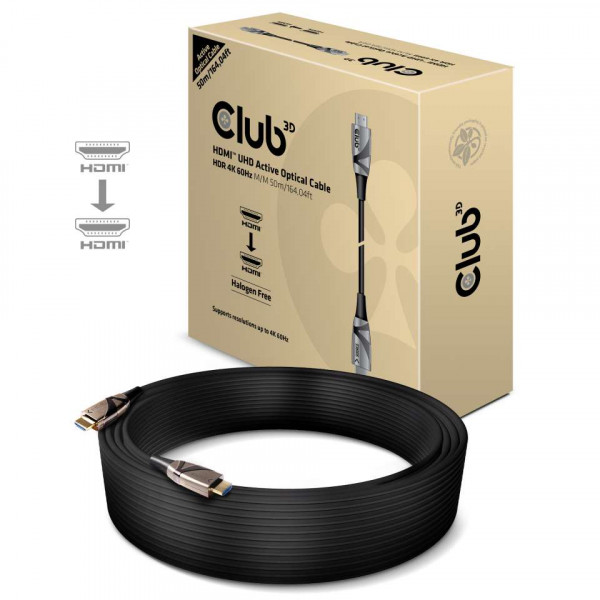 Kabel Video HDMI 2.0 4K60Hz UHD ST/ST 50,0m *Club3D* aktiv optisch