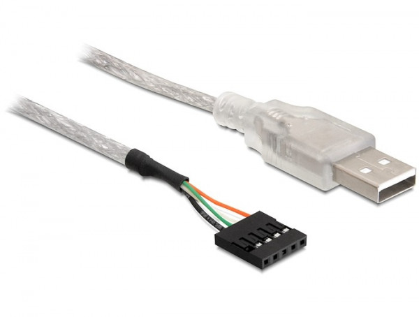 DeLock Kabel USB 2.0 A-Stecker > Pfostenstecker 5pin 70cm