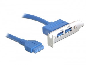 DeLock Slotblech - USB 3.0 2xPort