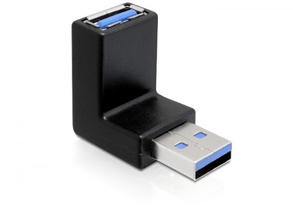 Kabel USB 3.0 A (St) => A (Bu) Adapter gewinkelt *DeLock*