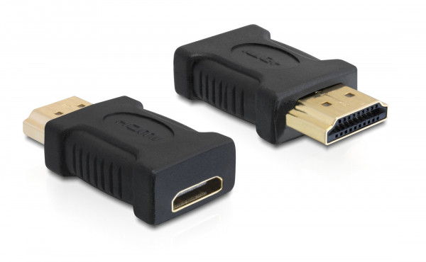 Delock Adapter High Speed HDMI A Stecker > C Buchse