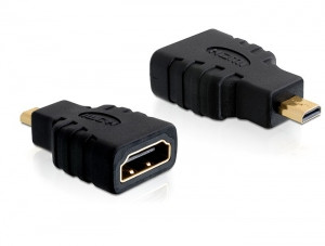 Delock Adapter High Speed HDMI micro D Stecker > A Buchse