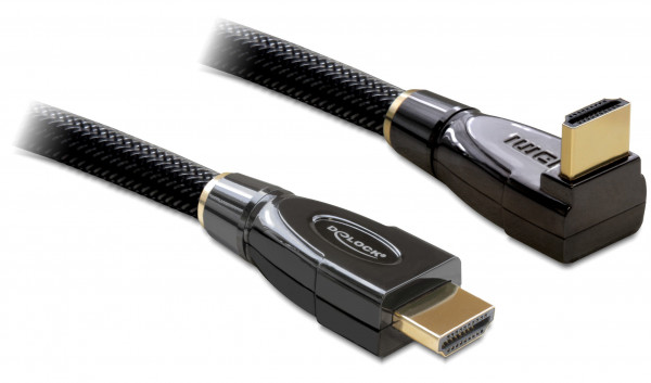 DeLock Kabel High Speed HDMI mit Ethernet A (St) - A (St) gewinkelt 3,0 m