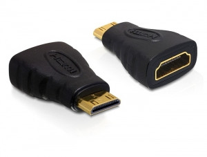 Delock Adapter High Speed HDMI C St > A Bu