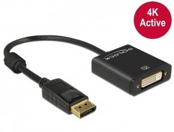 Delock VGA Adapter Displayport St > DVI 24+5 Buchse aktiv 4K