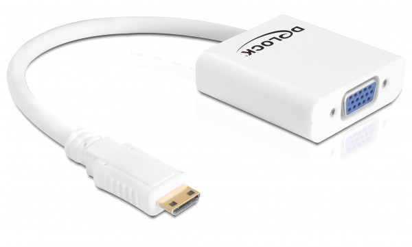 Delock VGA Adapter HDMI mini C (St) > VGA Buchse