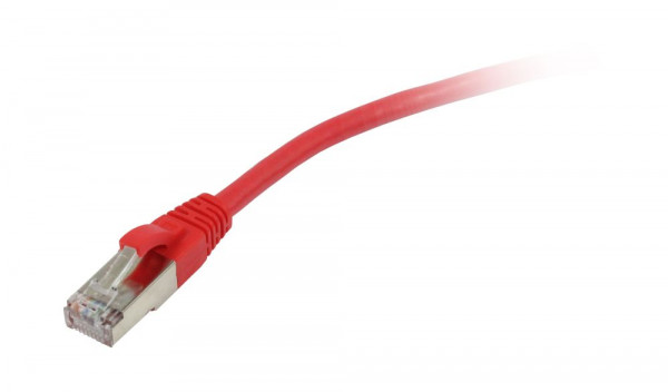 Patchkabel RJ45 FTP(F/UTP) 1.0m rot, CAT5e, Synergy 21,