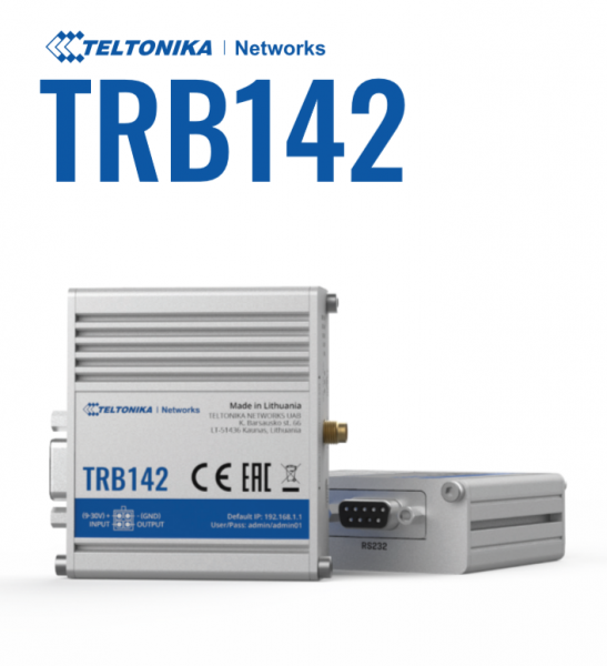 Teltonika · Gateway · TRB142 · LTE CAT4 RS232