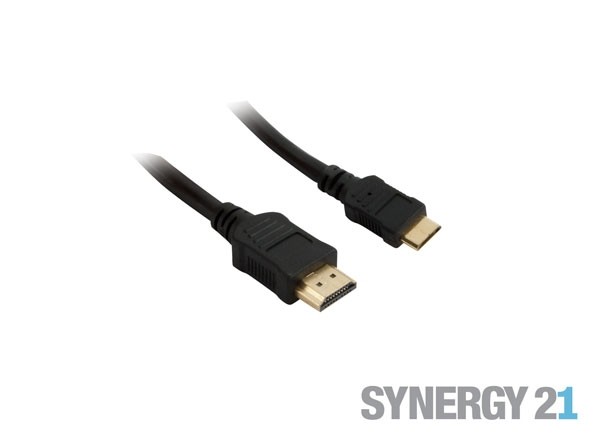 Kabel Video HDMI 1.4 => HDMI-mini, ST/ST, 5m, Ultra HD 4K*2K 3840*2160@30hz 4:4:4 8bit, Synergy21,