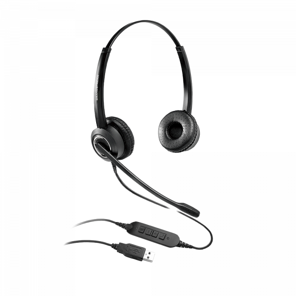 Grandstream GUV3000 HD-USB-Headsets mit Mikrofon mit Rauschunterdrückung