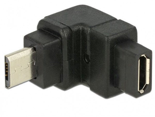 Adapter USB 2.0 => USB micro-B *DeLock* gewinkelt