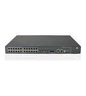 HP Switch 1000Mbit, 24xTP + 4xSFP-Slot, 5500-24G-4SFP HI, 2xSFP+-Slot, *ohne Netzteil!*