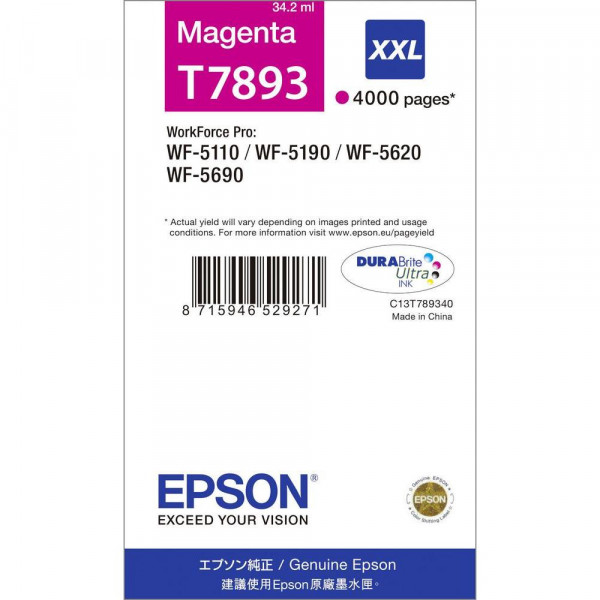 Epson Tinte T7893 *Magenta*