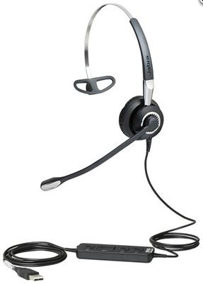 Jabra BIZ 2400 II Headset Mono USB MS 3-in-1