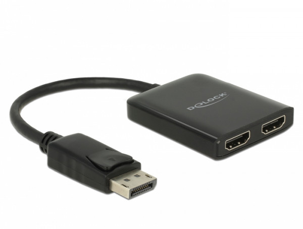 DeLock DisplayPort 1.2 Splitter 1 in > 2 HDMI out