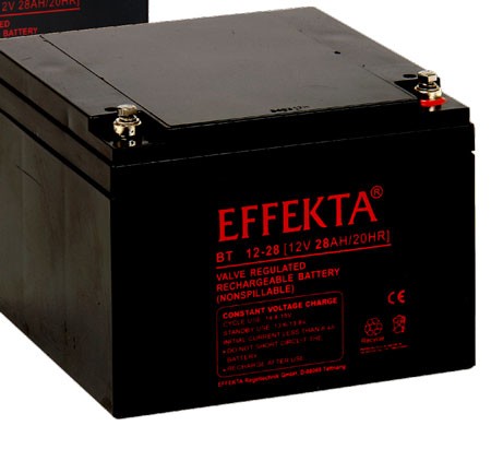 Effekta zbh. Akku, 12V-28AH,