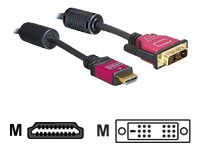 Kabel Video HDMI => DVI 2,0m *DeLock*