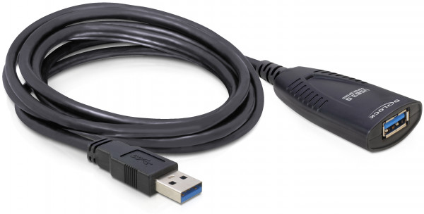 DeLock Kabel USB 3.0 Verlängerung A (St) > A (Bu) 5,0m aktiv