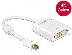 Adapter DisplayPort Mini => DVI-D aktiv 4K *DeLock*