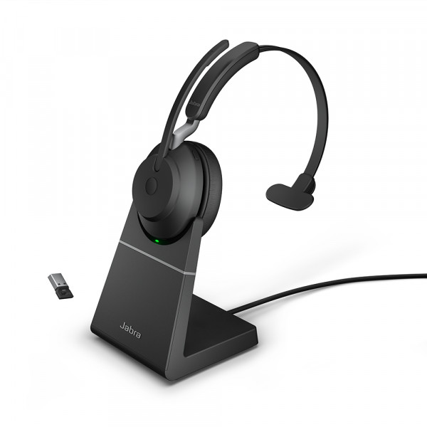 Jabra Evolve2 65 Link380c MS Mono Stand Black