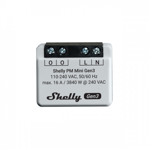 Shelly · Unterputz · "PM Mini Gen. 3" · WLAN · BT