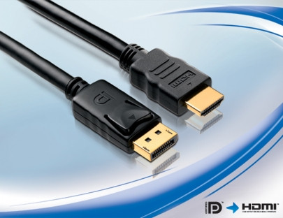 Kabel Video DisplayPort => HDMI ST/ST 1,0m *PureLink*