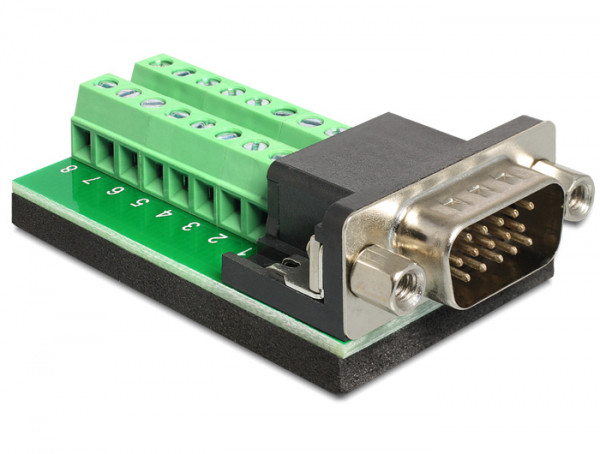 DeLock Adapter Terminalblock > VGA Stecker