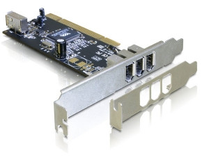 Con FireWire 400 - PCI Karte - 3+1 1394A *DeLock*