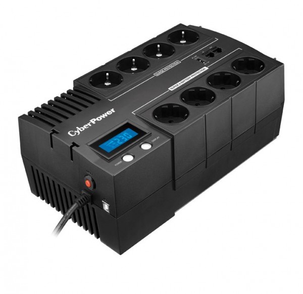 CyberPower USV, BRICs-Serie, Line-Interactive, 1000VA/600W, LCD, USB,