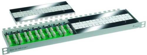 Telegärtner Patch Panel 12xLSA-LSA Verbindungsmodul CAT7A