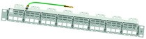 Telegärtner Modulträger, Patchpanel, f. 48xAMJ-S-Mod./Kupp., 19", incl.Kabelabfangung, (Keystone)