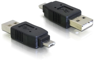 DeLock Adapter USB micro-A Stecker zu USB2.0 A-Stecker