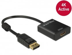 Delock VGA Adapter Displayport St > HDMI Buchse aktiv 4K