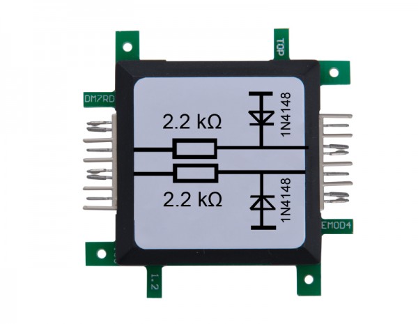 ALLNET BrickRknowledge Widerstand 2,2K doppelt Ohm mit Schutzdiode