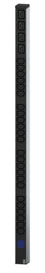 Bachmann PDU, Steckdosen, 24xDosen(C13)+4x(C19)->3ph Zuleitung 3,0m CEE 16A, BN0500,